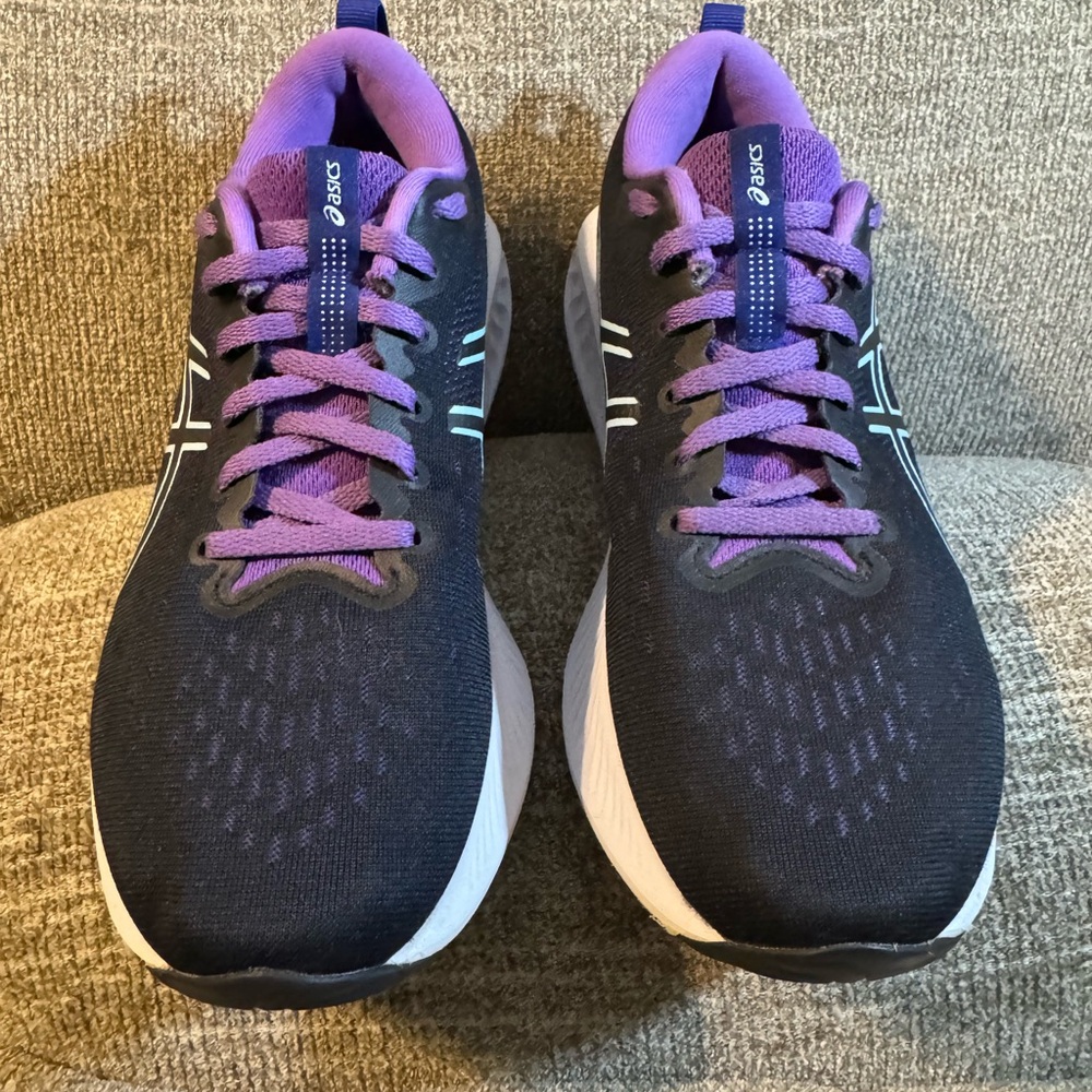 ASICS Women's GEL-EXCITE 10 Black and Purple Athletic Shoes Size 8 - Picture 3 of 10